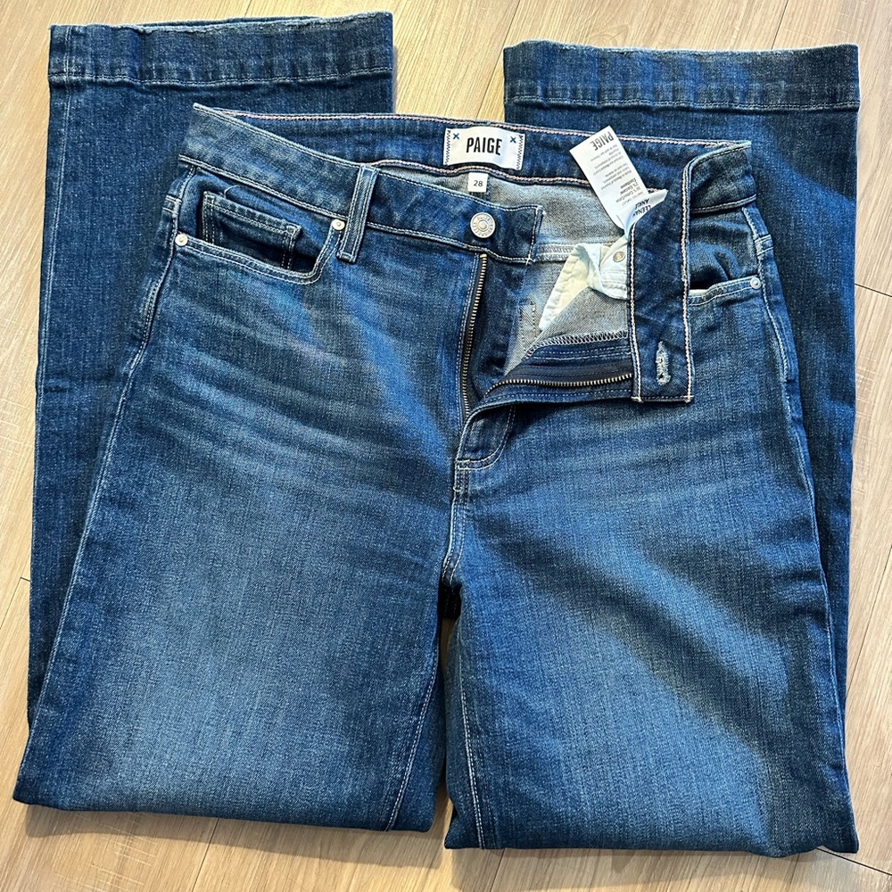 Paige wide leg jeans